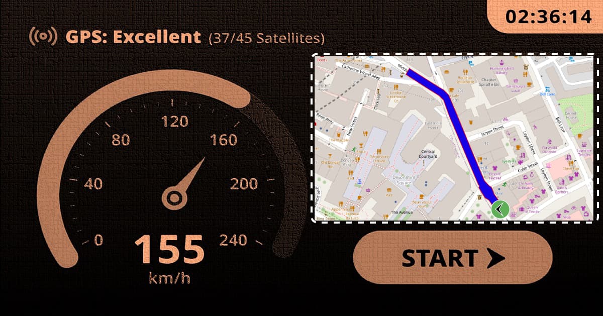 اپلیکیشن GPS Speedometer & Odometer ارائه شده توسط QR & Barcode Scanner